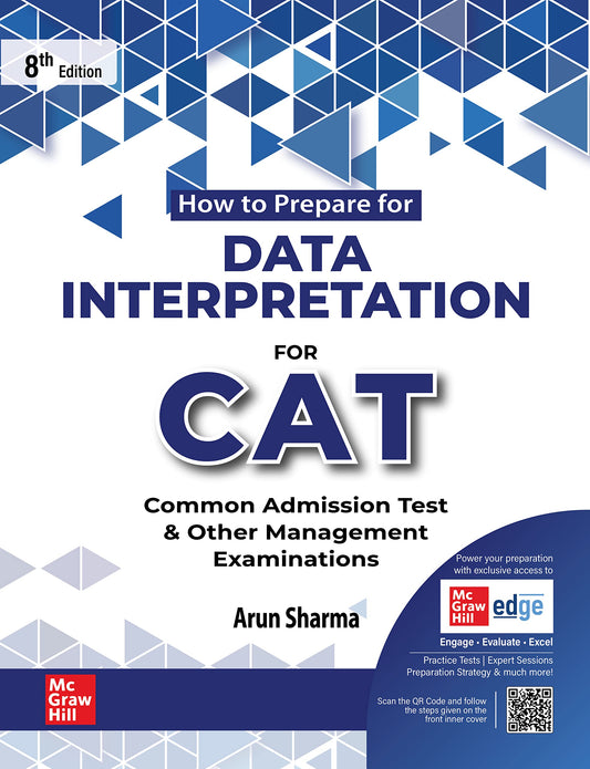 Data Interpretation for CAT 2025 by Arun Sharma | 8th edition (latest) | DI | CAT/ MBA entrance exam book with Solved Previous Years' Papers (PYQs)| 26 Mock Test Papers with LODs 1 & 2 for traditional data interpretation | 28 Mock Test Papers with LODs 2