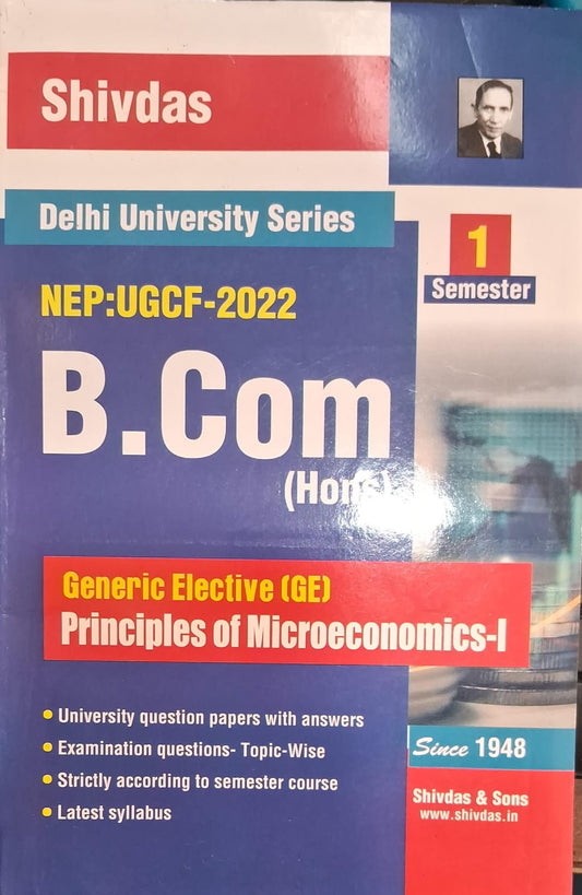 Generic Elective (GE) principles OF microeconomics-I
