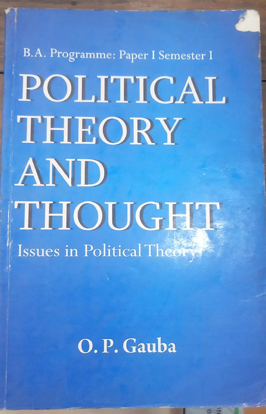 Political Theory & Thought