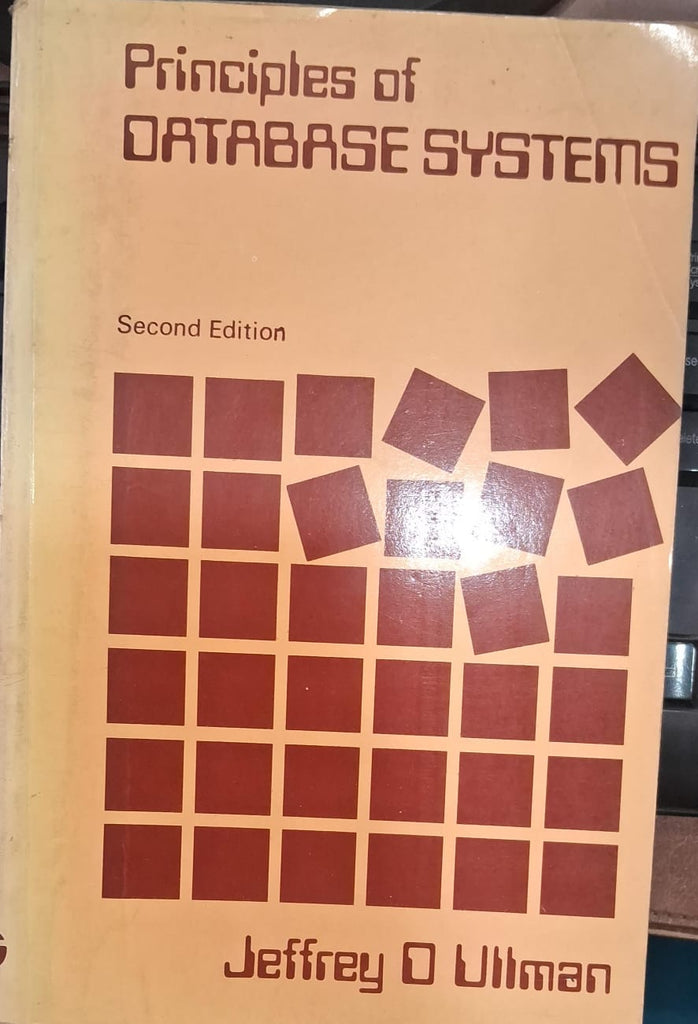 Principles Of Database Systems – Book Land DU