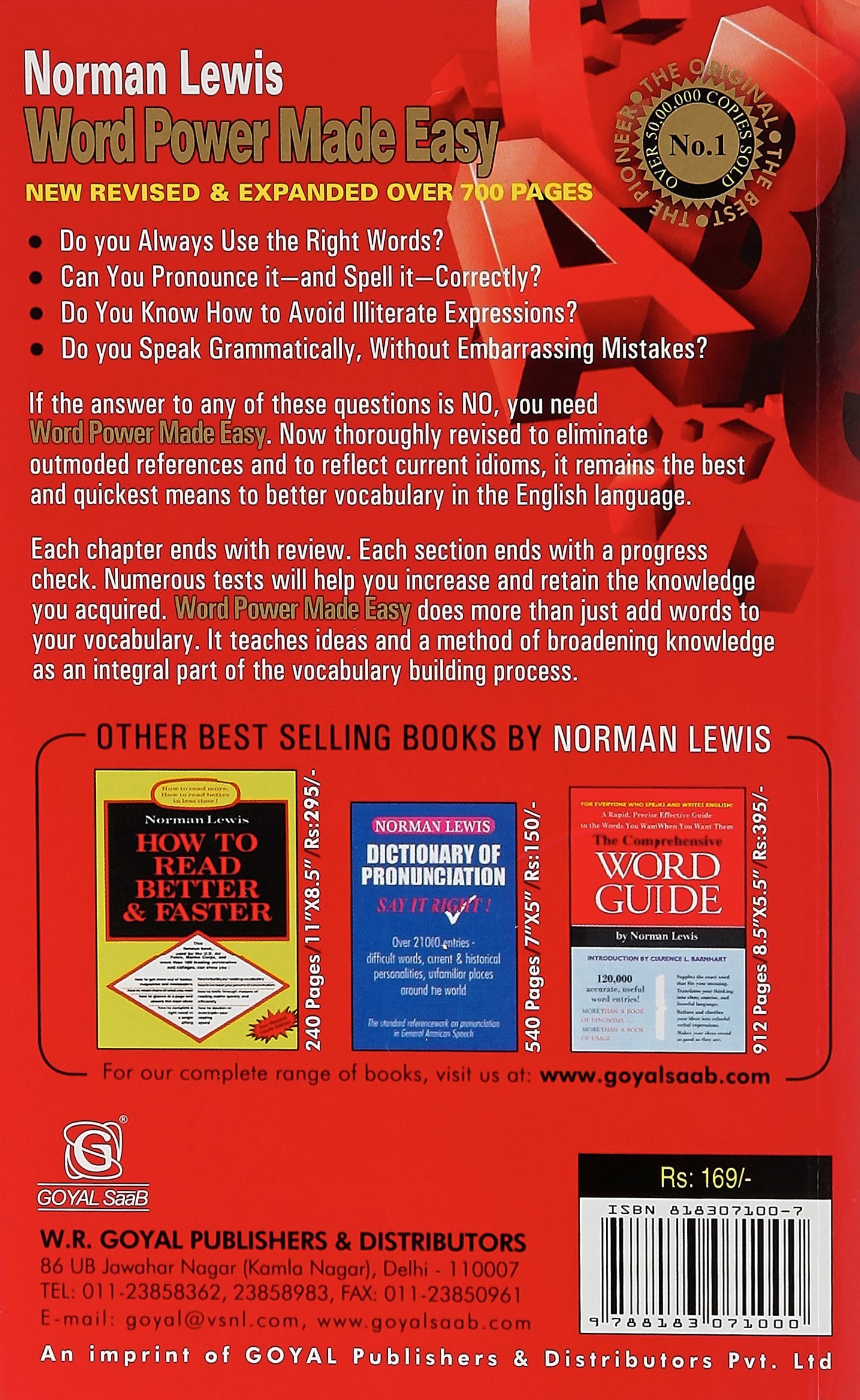 Word Power Made Easy - over 700 pages