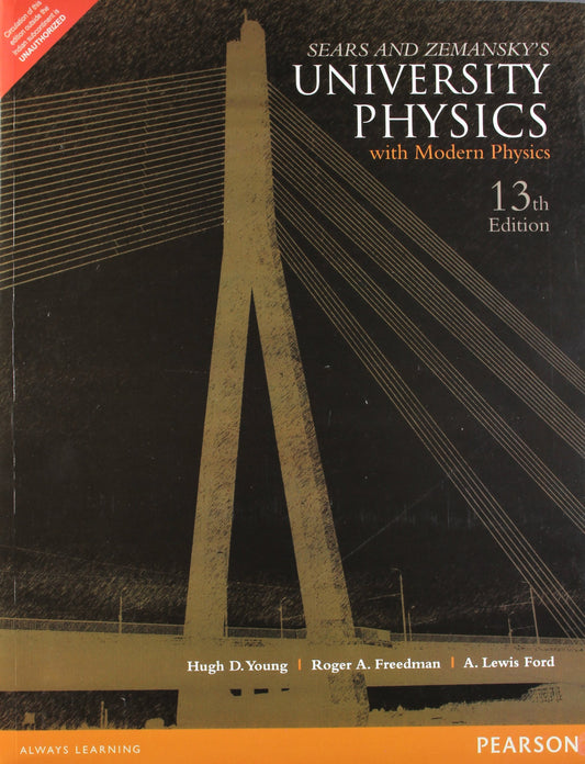 university physics with modern physics by Hugh D. Young 13th edition