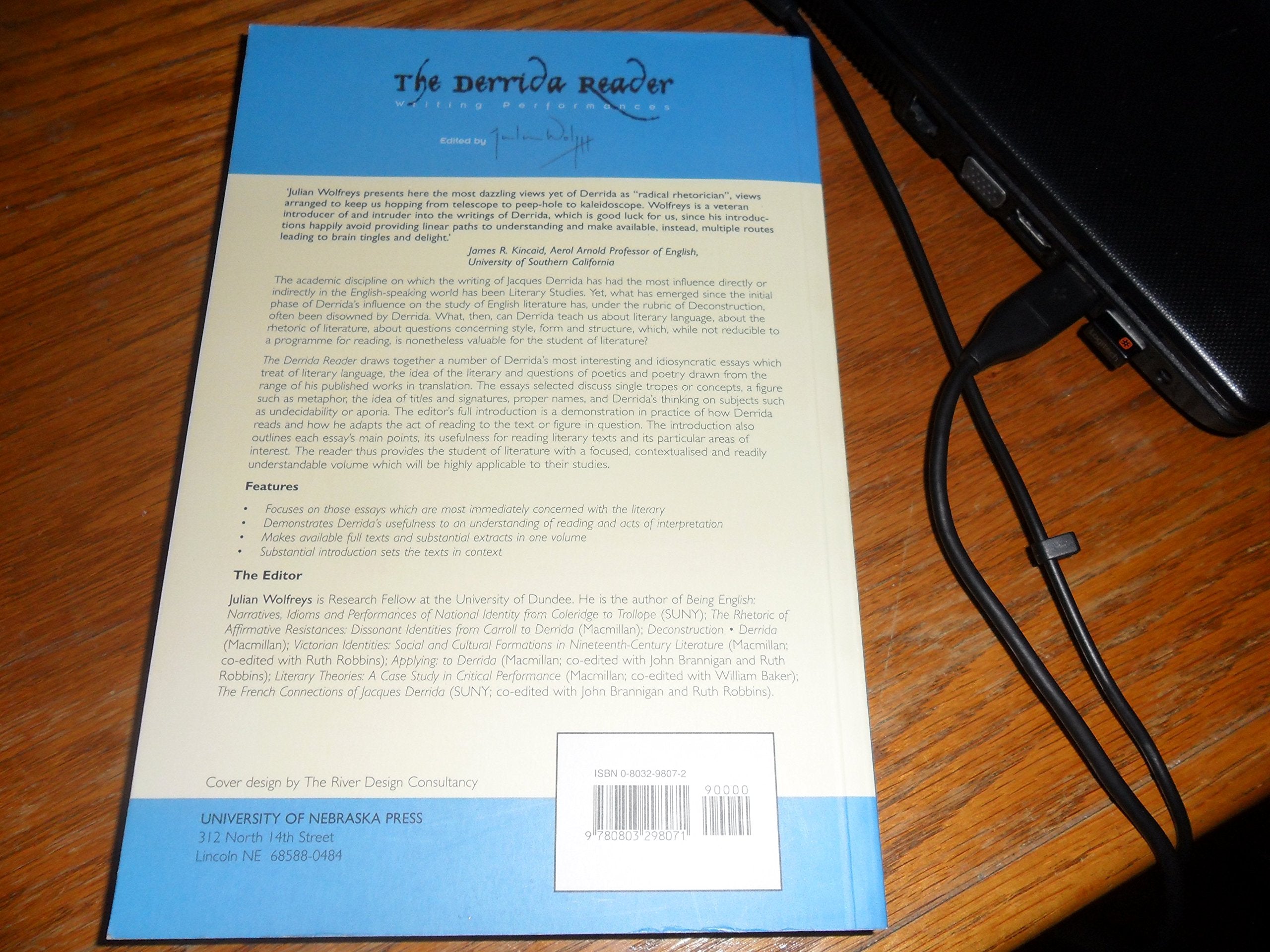 The Derrida Reader: Writing Performances (Stages)