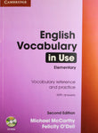English Vocabulary in Use Elementary Book with Ans and CD ROM