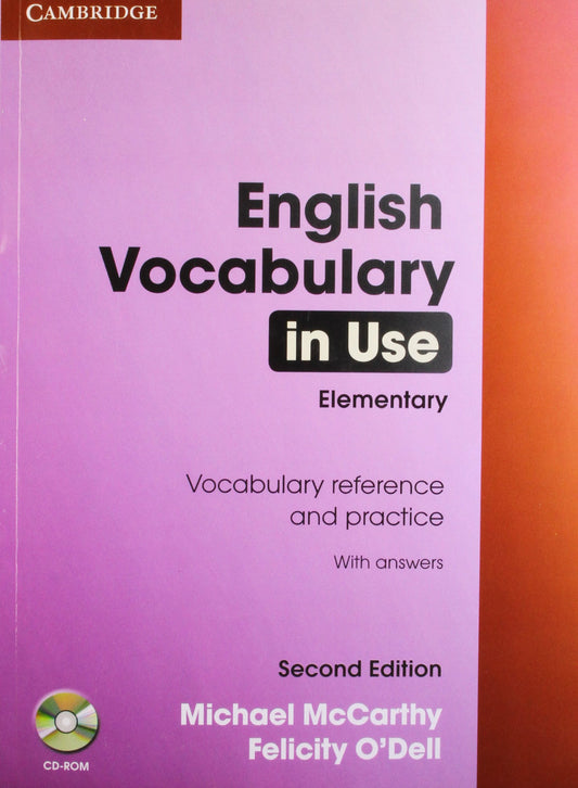 English Vocabulary in Use Elementary Book with Ans and CD ROM