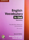 English Vocabulary in Use Elementary Book with Ans and CD ROM