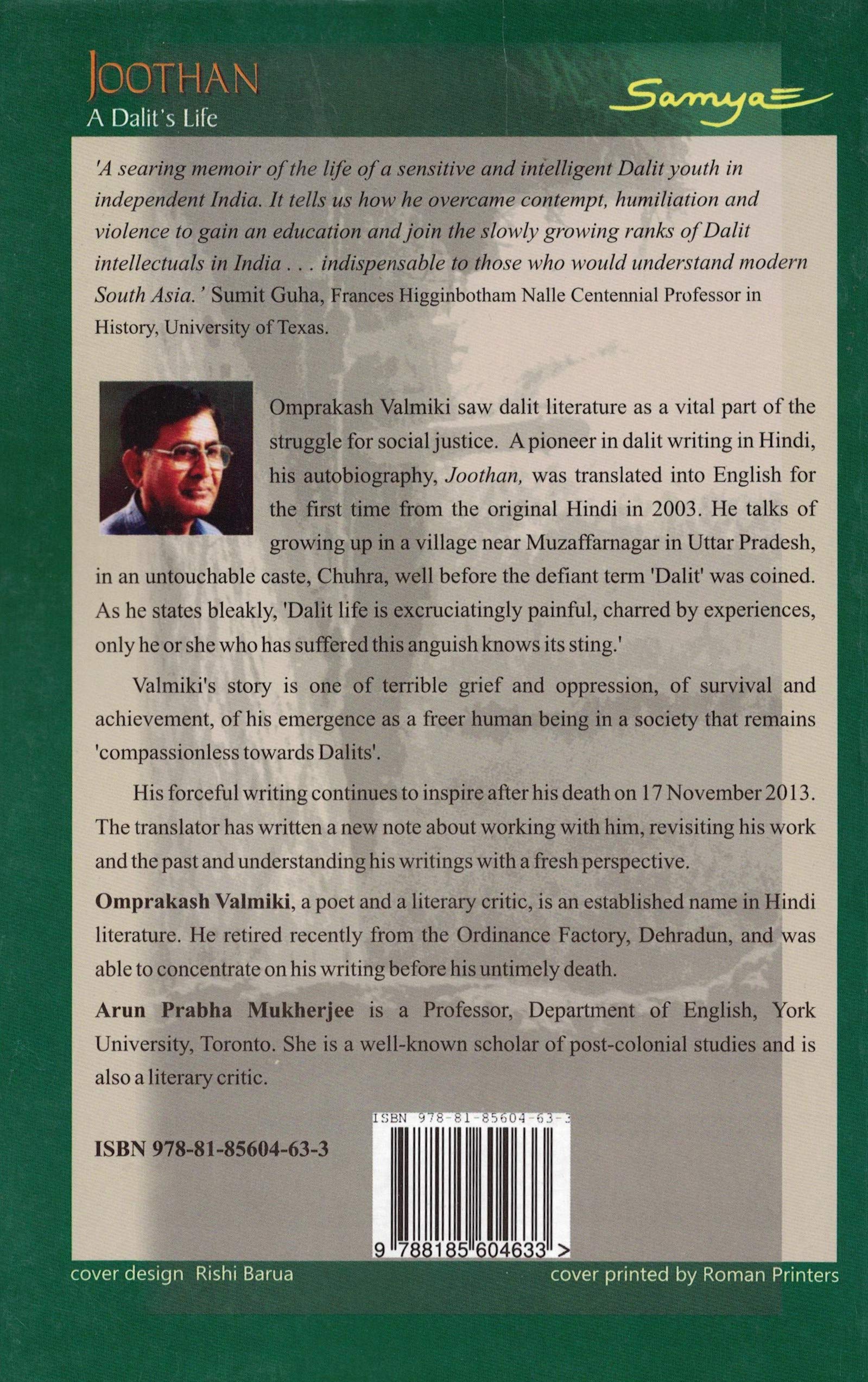 Joothan: A Dalit's Life