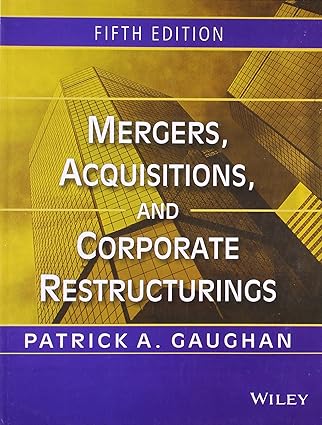 Mergers, Acquisitions and Corporate Restructurings