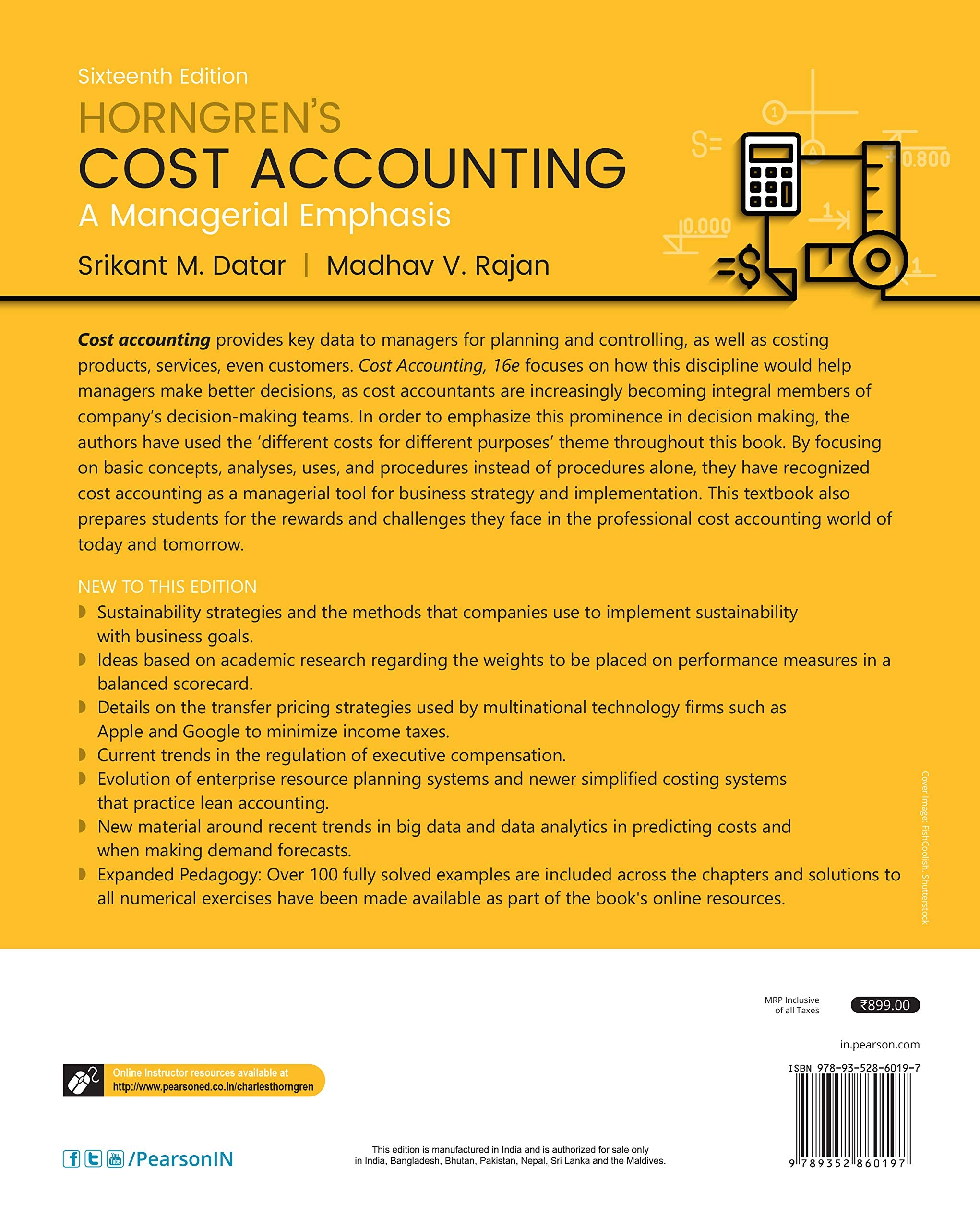 Horngren’s Cost Accounting,