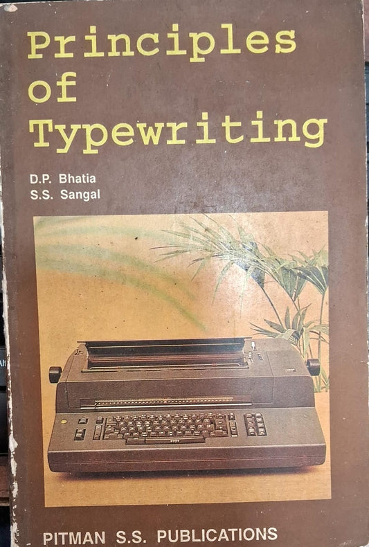 Principles of Typewriting