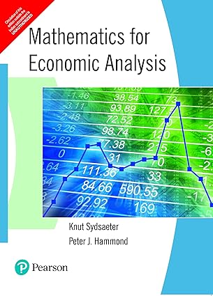 Mathematics for Economic Analysis