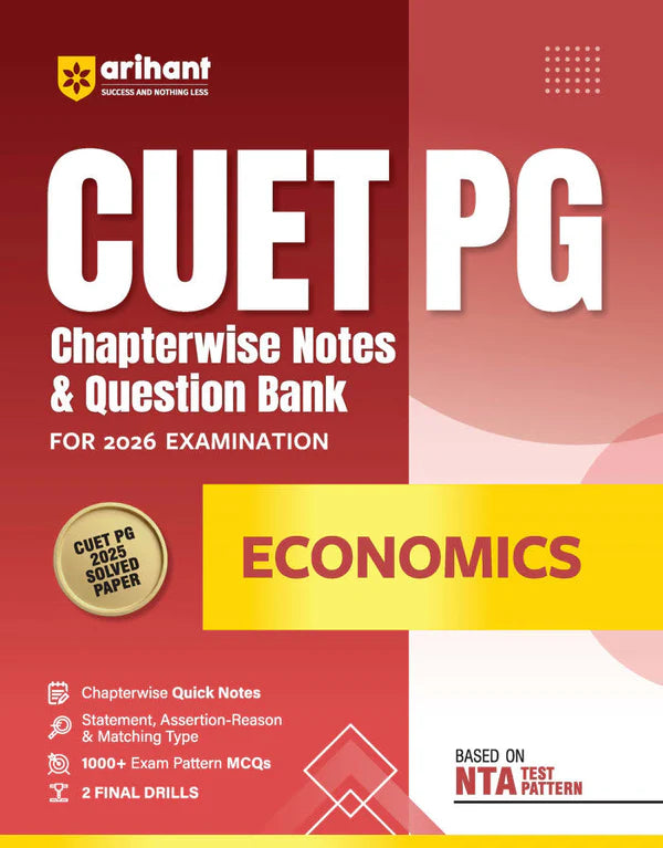 CUET PG 2026 Economics Chapter wise Notes & Question Bank