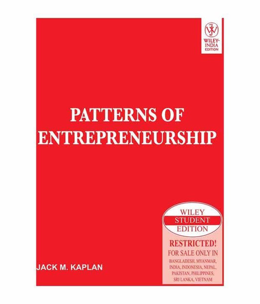 Patterns Of Entrepreneurship