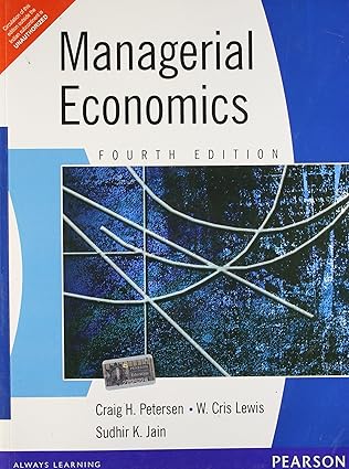 MANAGERIAL ECONOMICS