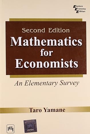 Mathematics for Economists: An Elementary Survey