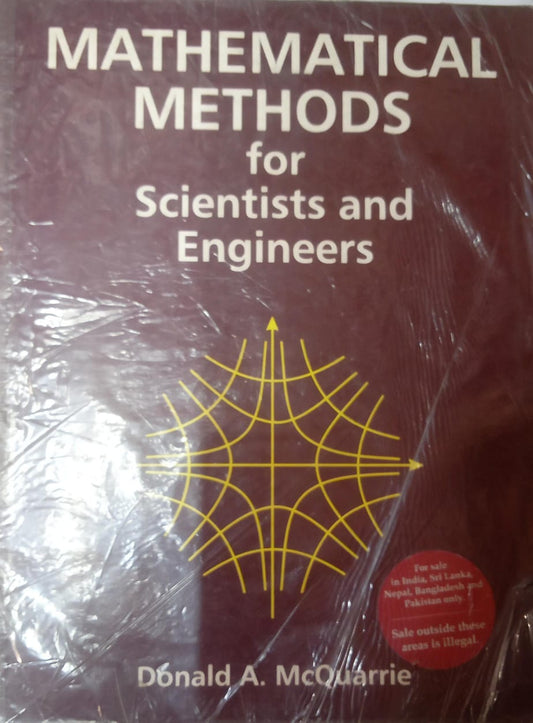 Mathematical Methods for Scientists and Engineers