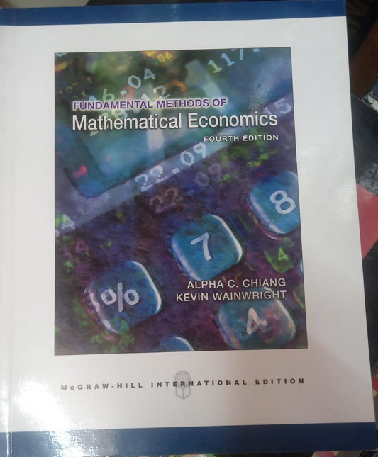 Fundamental Methods of Mathematical Economics