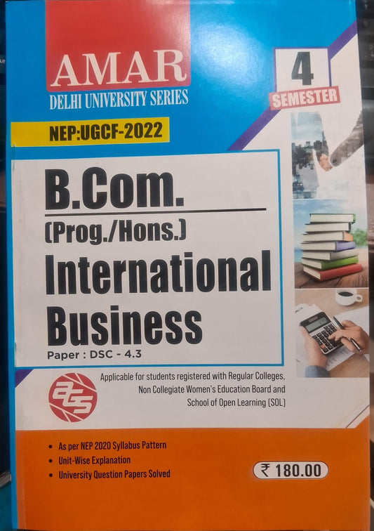 B.Com.(Prog. /Hons.) International Business Semester 4