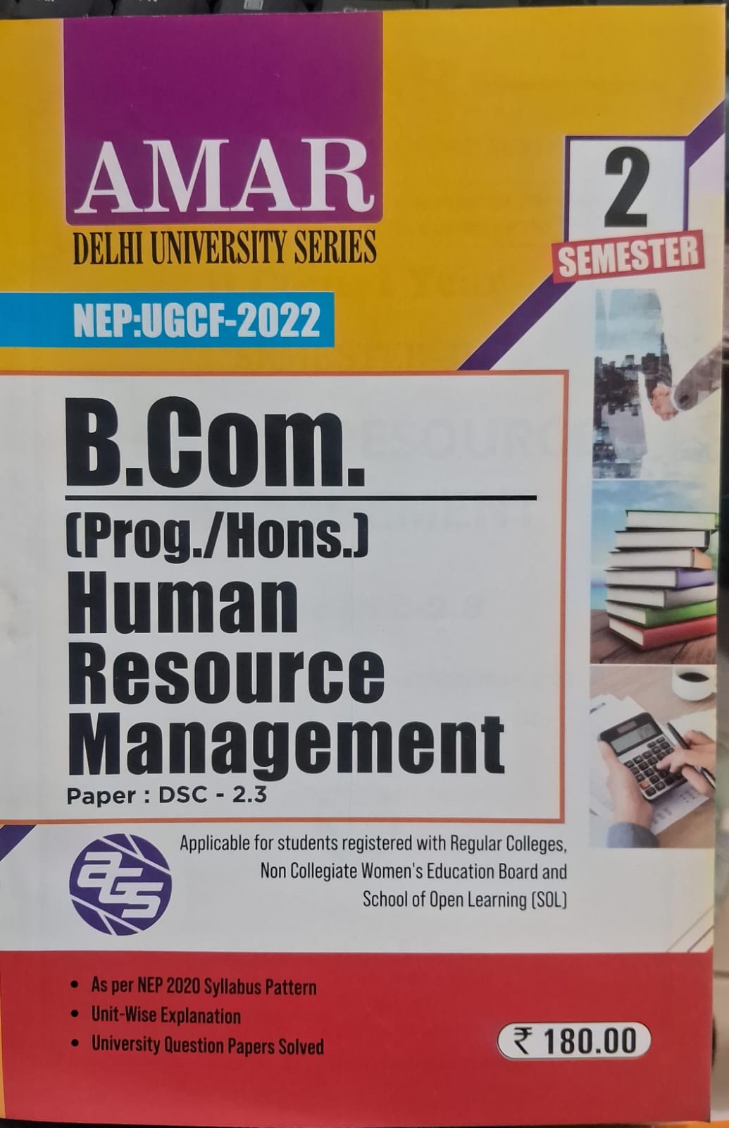 B.Com Human Resource Management sem 2
