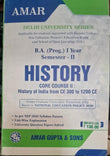B.A.(Prog.) I Year Semester-II History Core Course II History of India from CE
