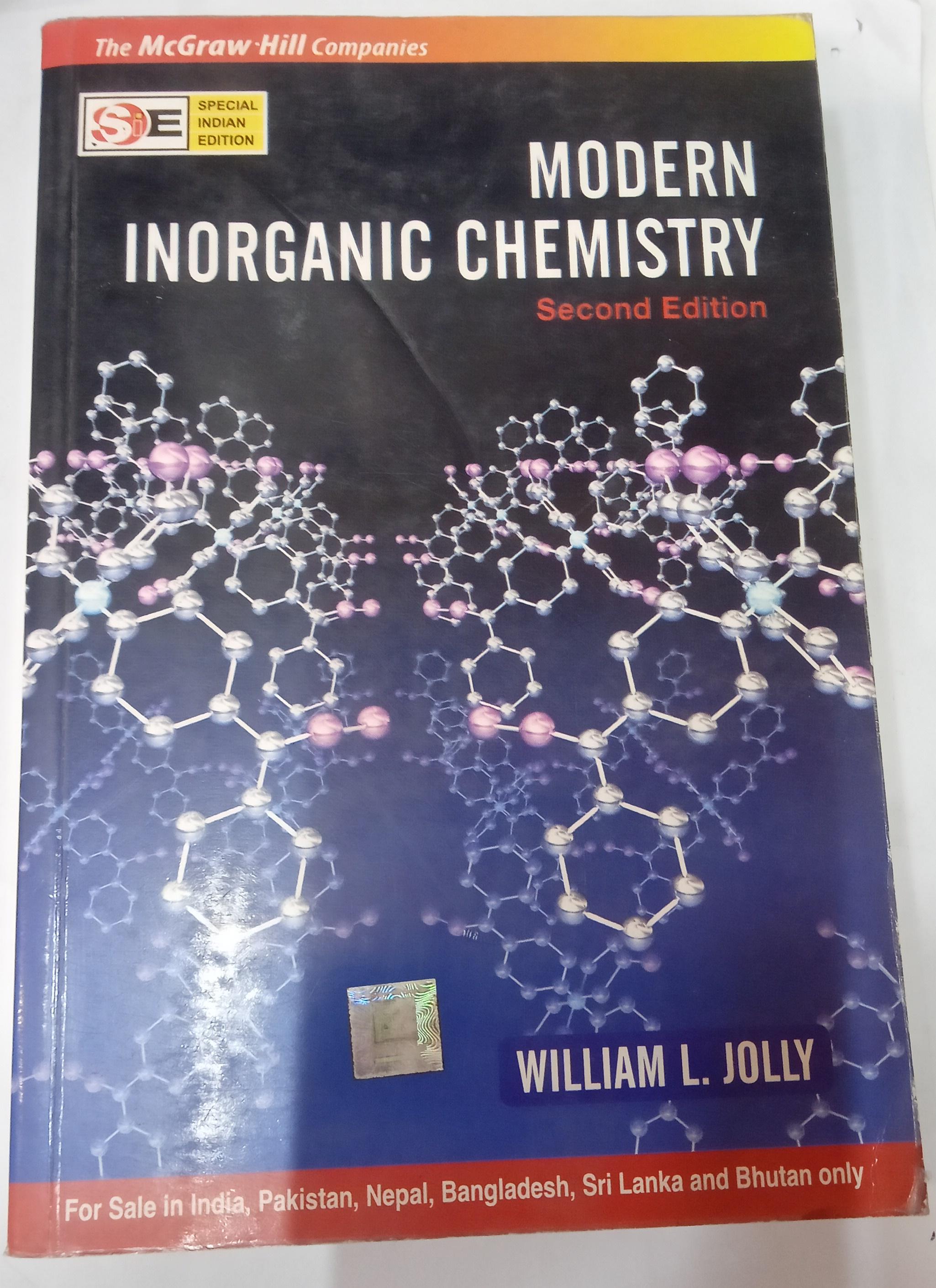 Modern Inorganic Chemistry