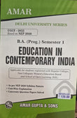 B.A. (Prog.) First Year / Semester 3 Education in Contemporary India