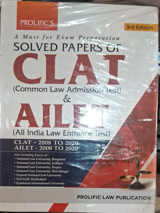 Solved Papers of Clat Ailet