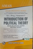 B.A. (Prog.) Semester 1 introduction of Political Theory