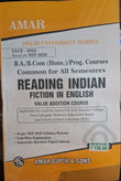 B.A/B.com (Hons.)/Prog. Course Common for All Semesters Reading Indian Fiction in English