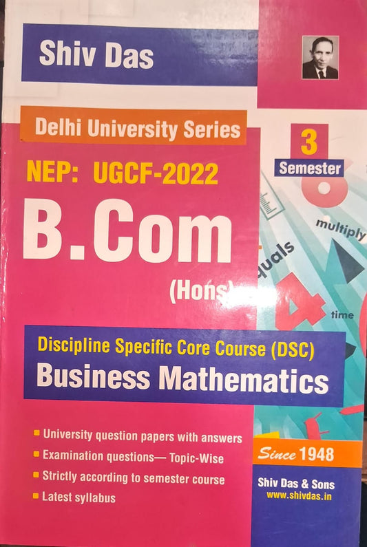 Discipline Specific Core Course Business Mathematics
