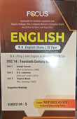 English B.A. English (Hons) III Year DSC 14 Twentieth Century Novel