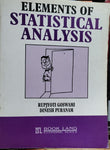 ELEMENTS OF STATISTICAL ANALYIS