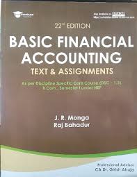 Basic Financial Accounting: Text and assignments