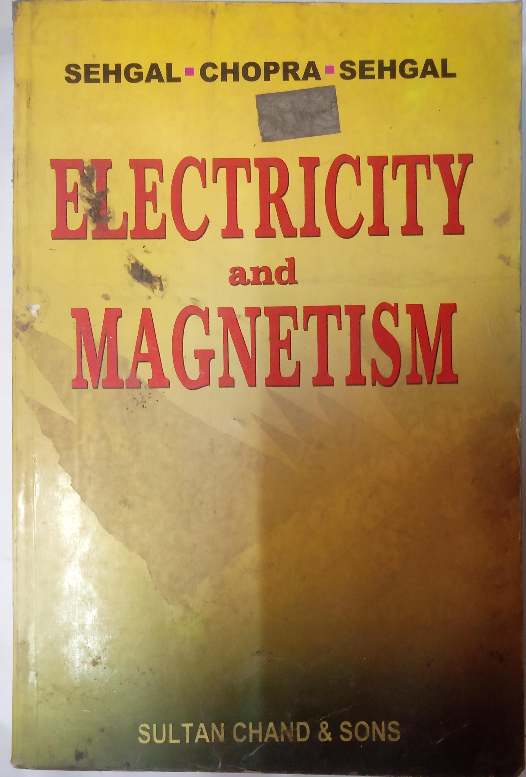 Electricity and Magnetism