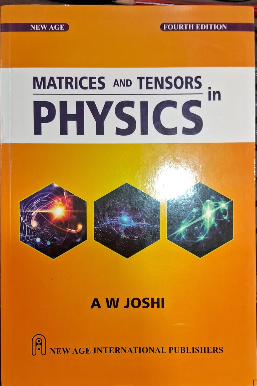 Matrix Tensor Book Math Matrices and Tensors in Physics – Book Land DU