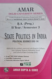 B.A. (Prog.) II Year / Semester 3 State Politics in India