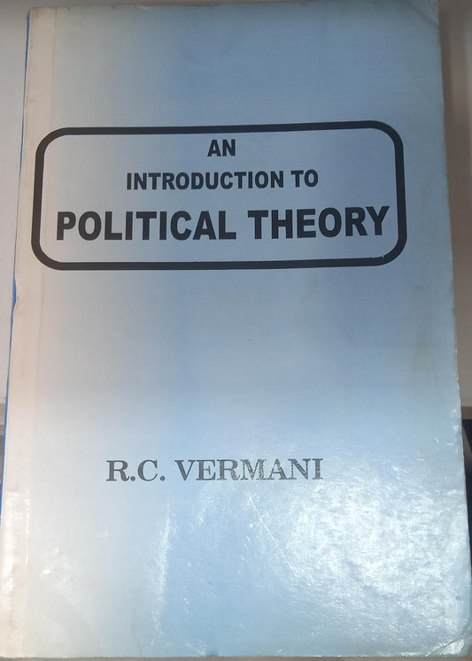 An Introduction To Political Theory