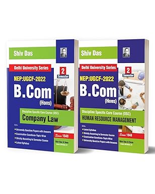 Shivdas BCom Hons Semester 2 Company Law Human Resource Management